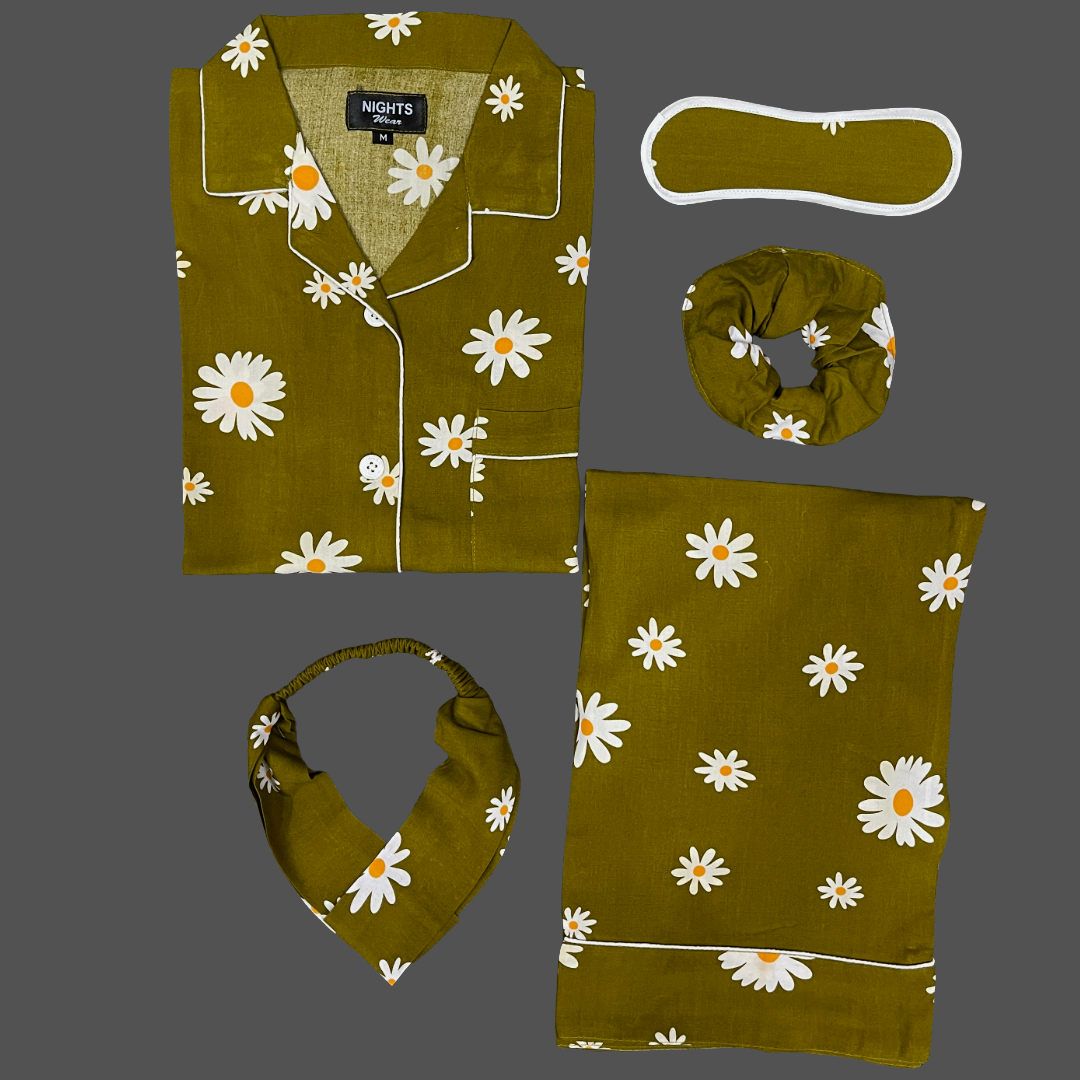SUMMER LINEN PJ's SET - 1038