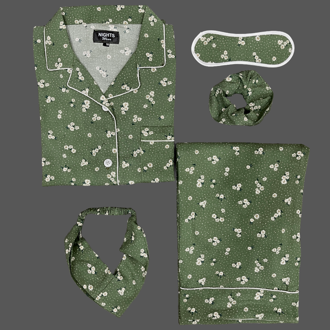SUMMER LINEN PJ's SET - 1105