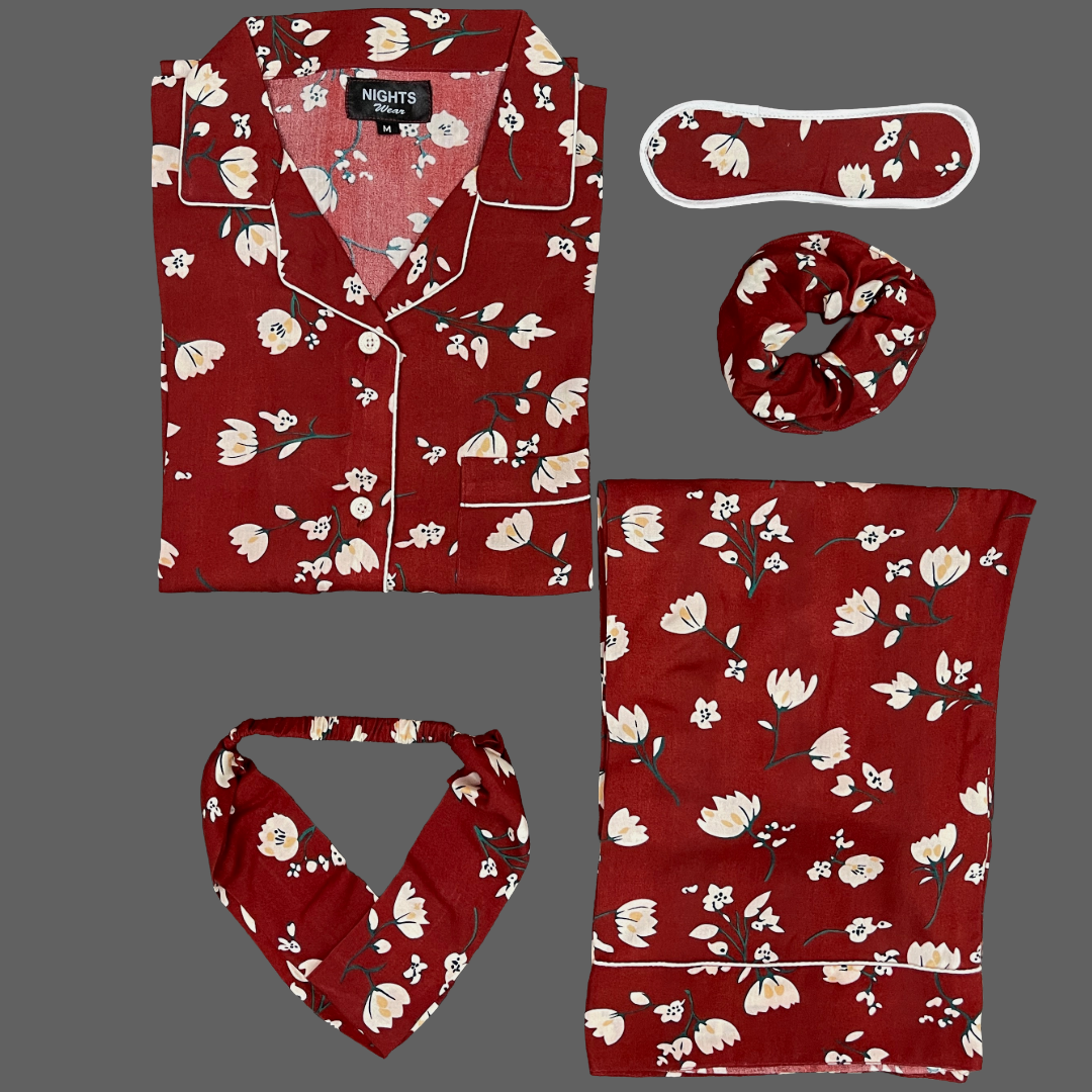 SUMMER LINEN PJ's SET - 1019