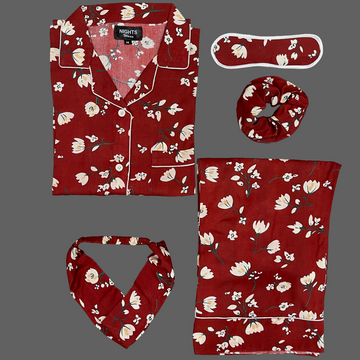 SUMMER LINEN PJ's SET - 1019