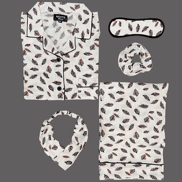 SUMMER LINEN PJ's SET - 1008