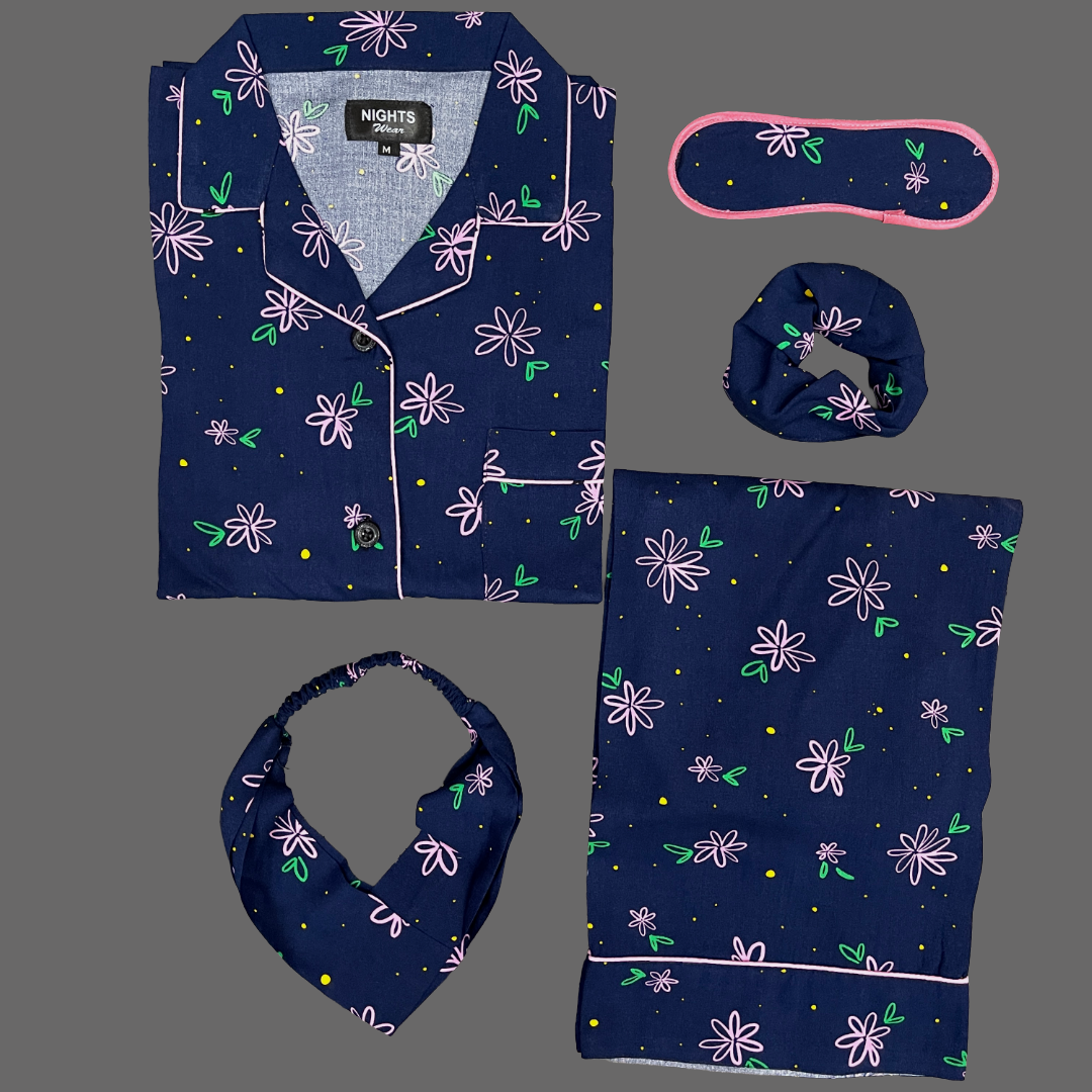 SUMMER LINEN PJ's SET - 1068