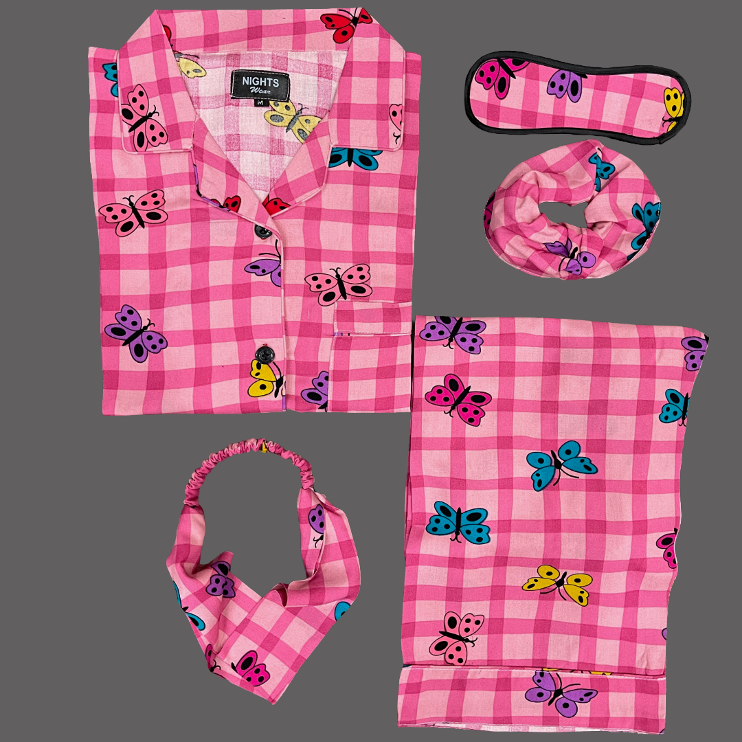 SUMMER LINEN PJ's SET - 1055