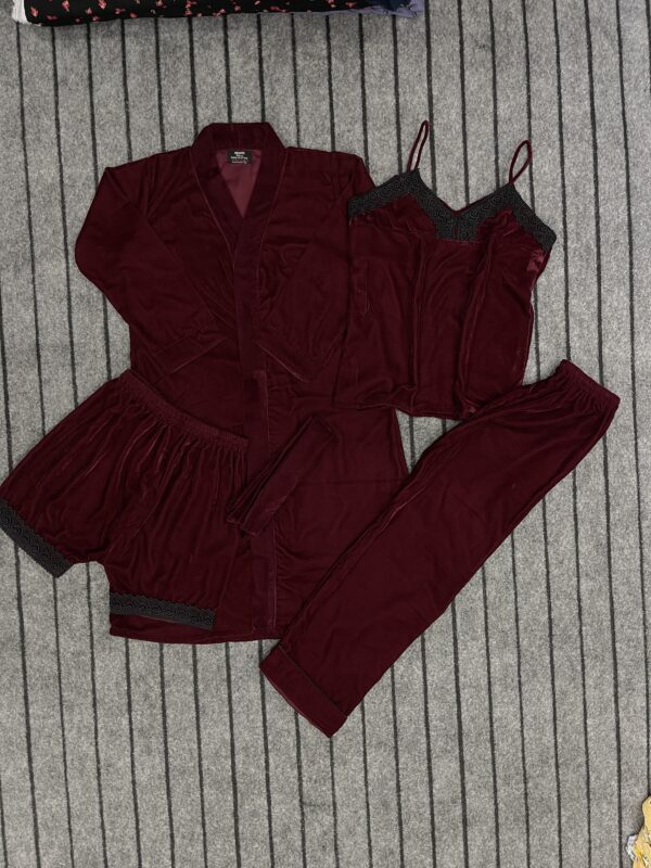 Velvet Night Dress- V-10