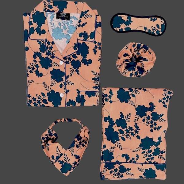 Summer Linen PJ's Set- L-819