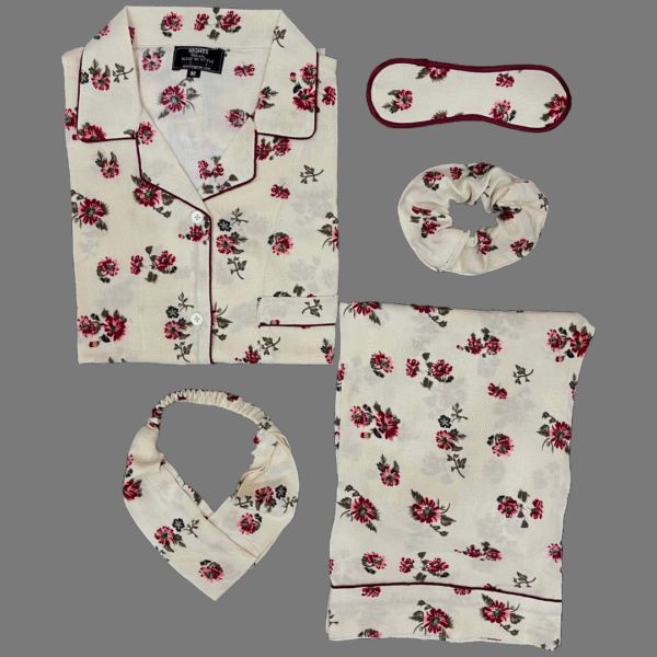 Summer Linen PJ's Set- L-821