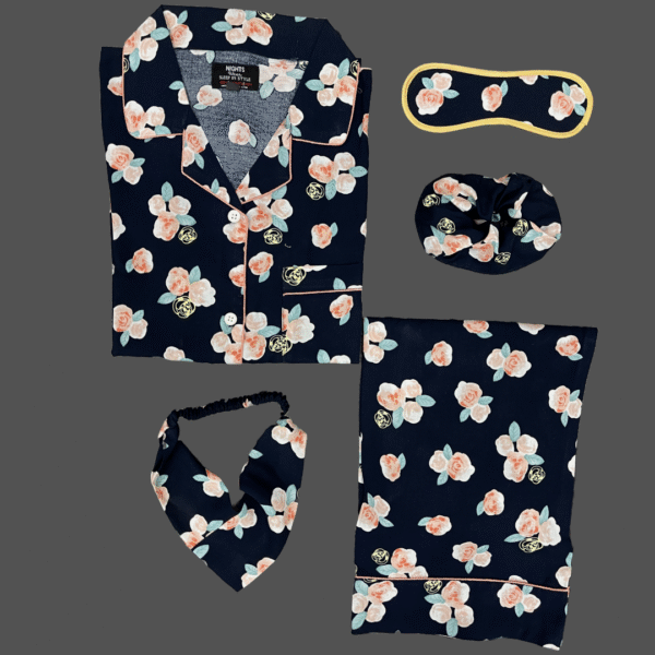 Summer Linen PJ's Set- L-817