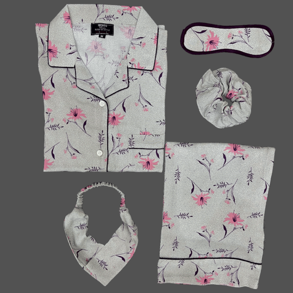 Summer Linen PJ's Set- L-816