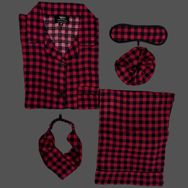 Summer Linen PJ's Set- L-804