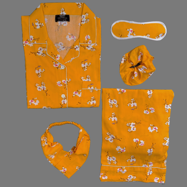 Summer Linen PJ's Set- L-806