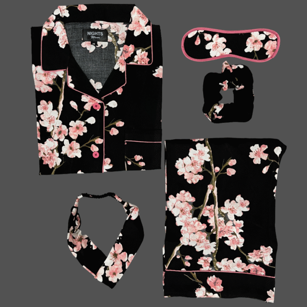 Summer Linen PJ's Set- L-1023