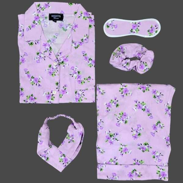 Summer Linen PJ's Set- L-1021