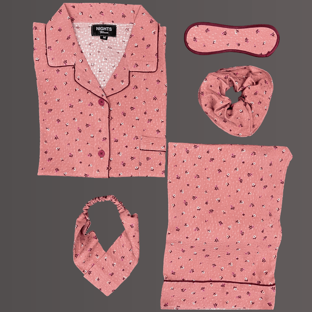 Winter and Summer Linen PJ's Set- L-1062