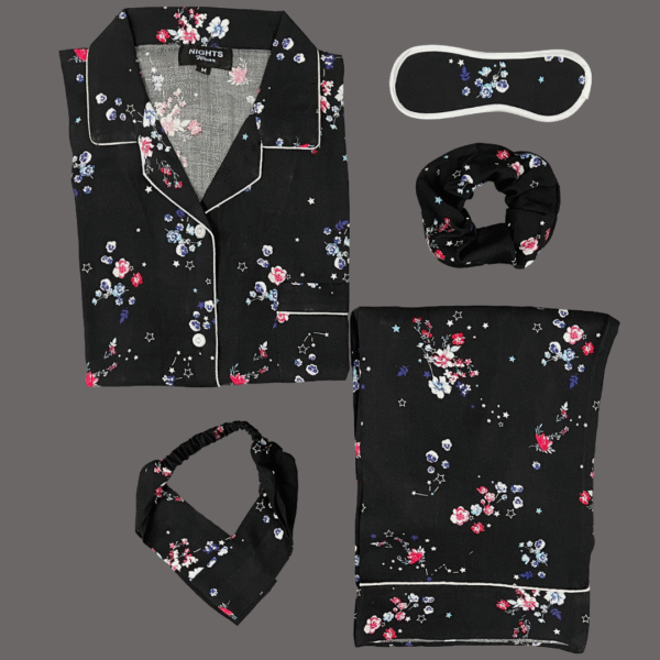 Summer Linen PJ's Set- L-1092