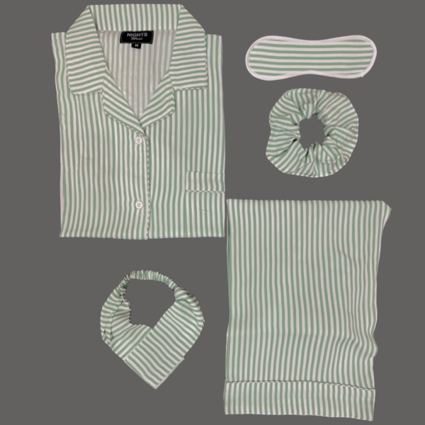 Summer Linen PJ's Set- L-1086