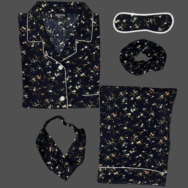 Summer Linen PJ's Set- L-1111