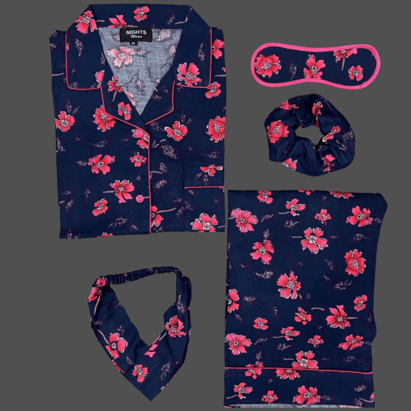 Summer Linen PJ's Set- L-1132