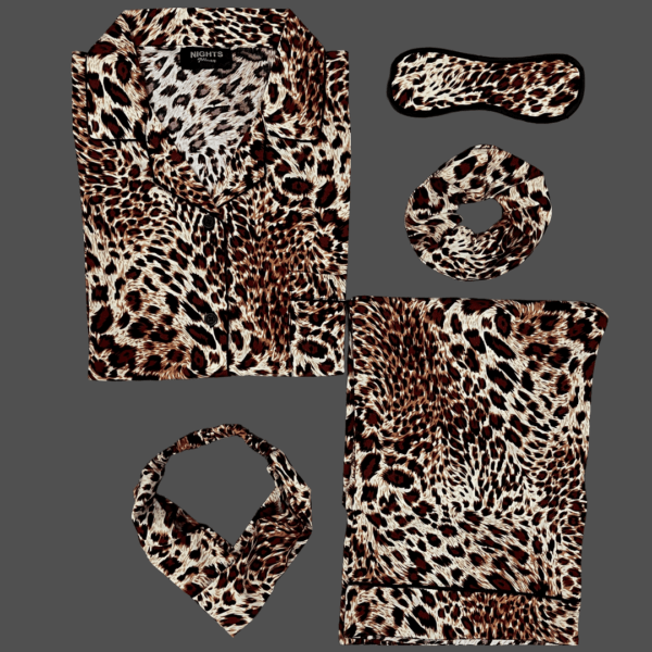 Summer Linen PJ's Set- L-1142