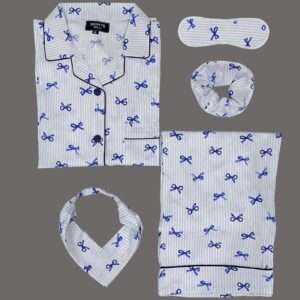 Summer Linen PJ's Set- L-1148
