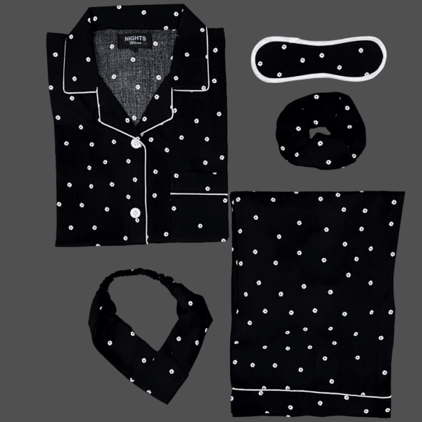 Summer Linen PJ's Set- L-1153