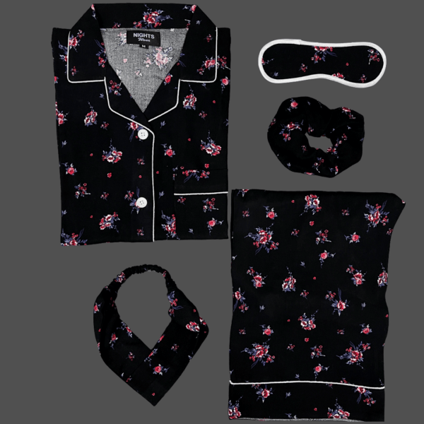 Summer Linen PJ's Set- L-1151