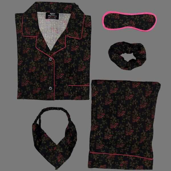 Summer Linen PJ's Set- L-1122