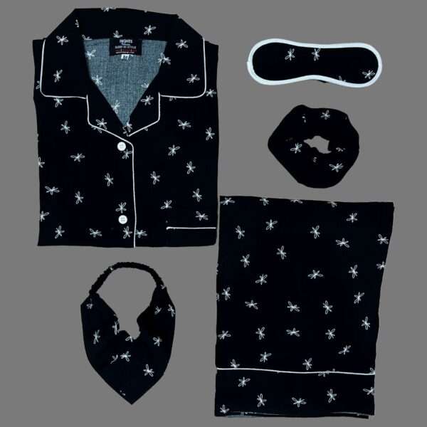 Summer Linen PJ's Set- L-1164