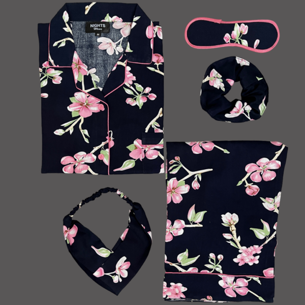 Summer Linen PJ's Set- L-1171