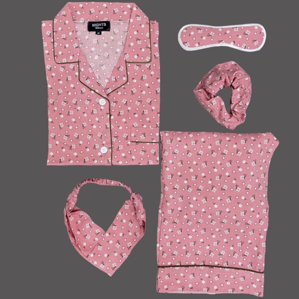 Summer Linen PJ's Set- L-1166