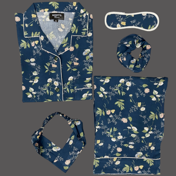 Summer Linen PJ's Set- L-1175