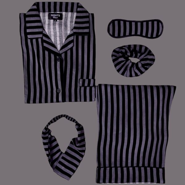 Summer Linen PJ's Set- L-1187