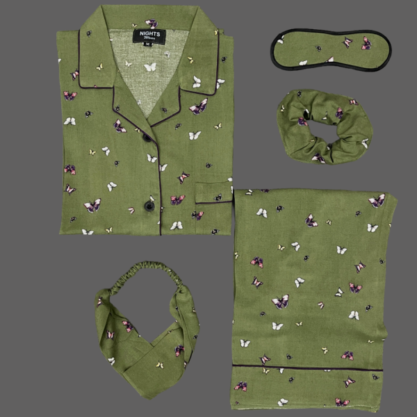 Summer Linen PJ's Set- L-1208