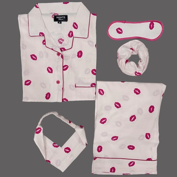 Summer Linen PJ's Set- L-1204