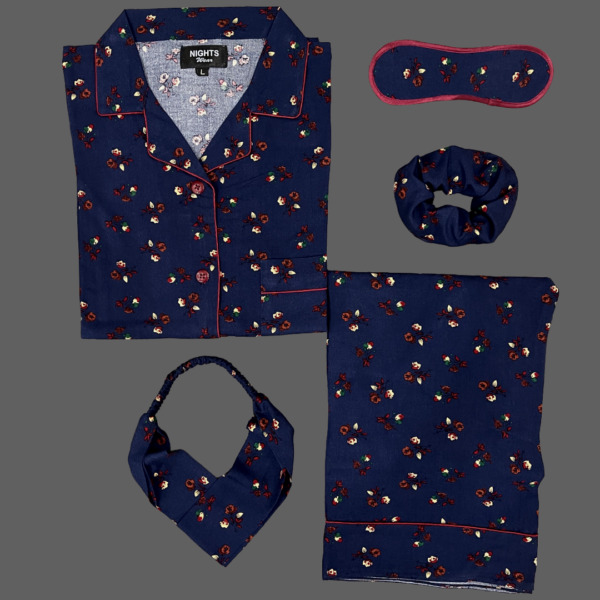 Summer Linen PJ's Set- L-1203