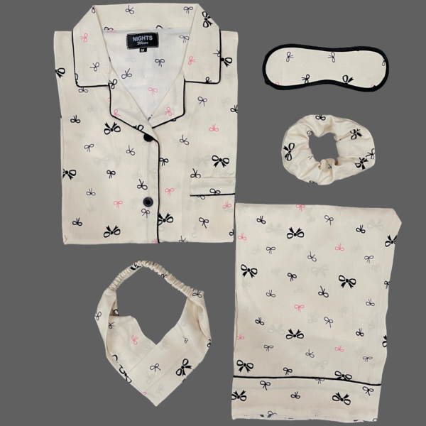 Summer Linen PJ's Set- L-1196