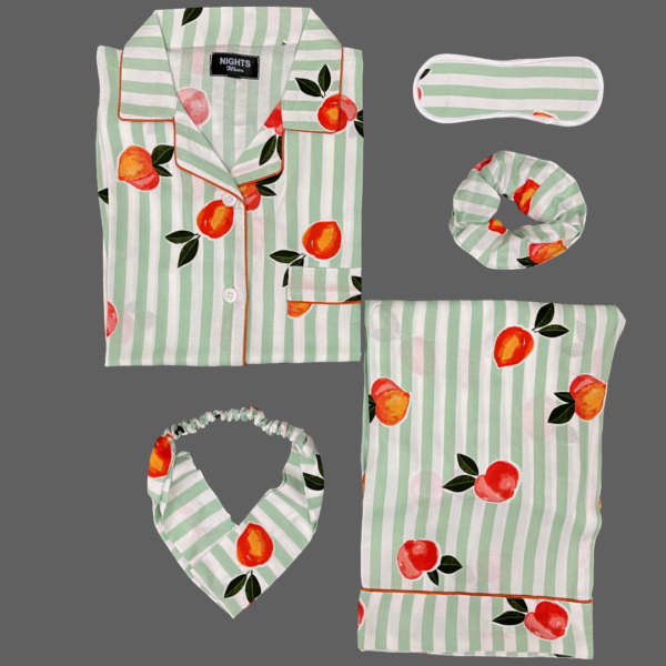 Summer Linen PJ's Set- L-1188