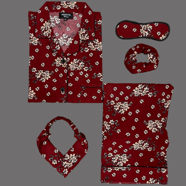 Summer Linen PJ's Set- L-1240