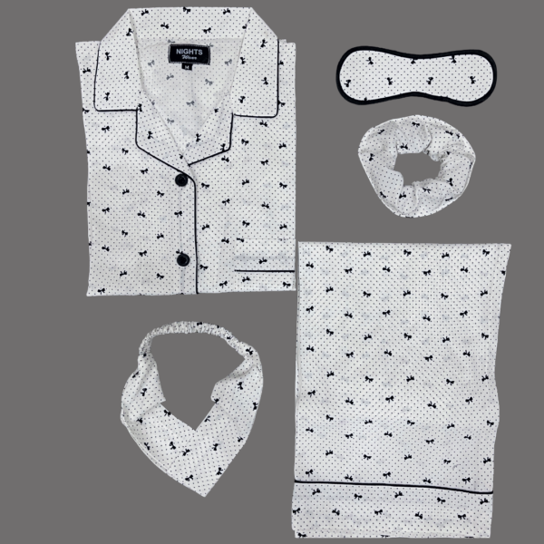 Summer Linen PJ's Set- L-1239