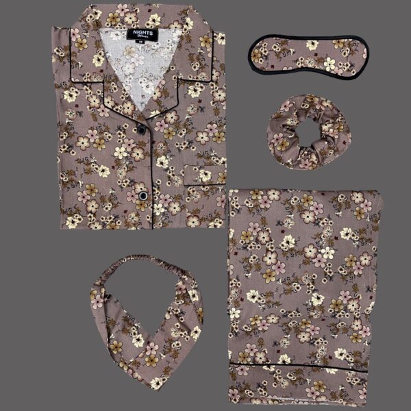 Summer Linen PJ's Set- L-1198