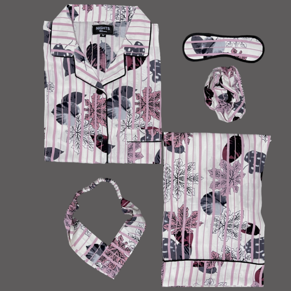 Summer Linen PJ's Set- L-1277