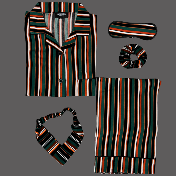 Summer Linen PJ's Set- L-1278