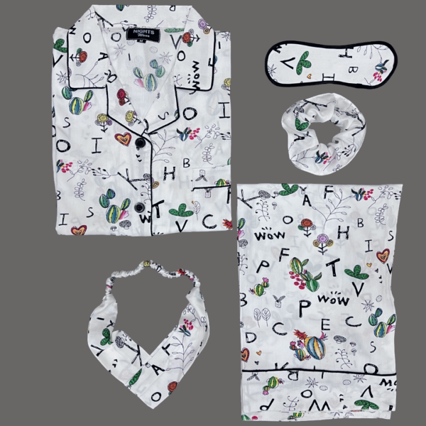 Summer Linen PJ's Set - L-1298