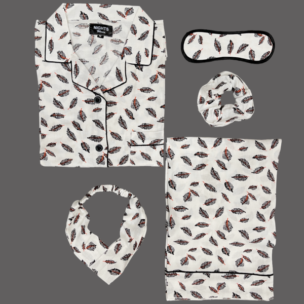 Summer Linen PJ's Set - L-1337