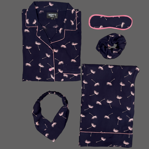 Summer Linen PJ's Set - L-14342