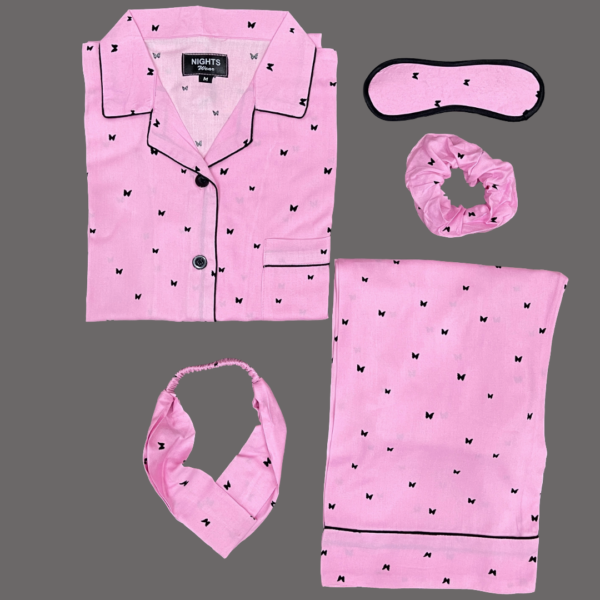 Summer Linen PJ's Set - L-1486