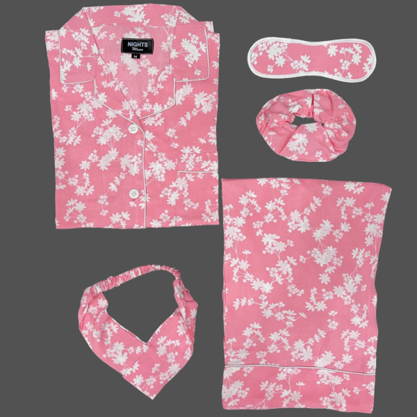 Summer Linen PJ's Set - L-1502