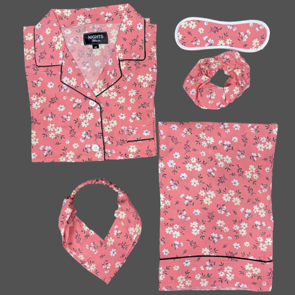 Summer Linen PJ's Set - L-1494
