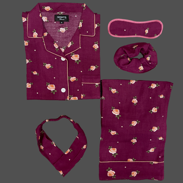 Summer Linen PJ's Set - L-1514