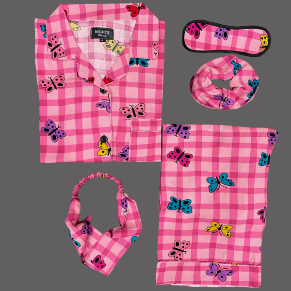 Summer Linen PJ's Set - L-1527