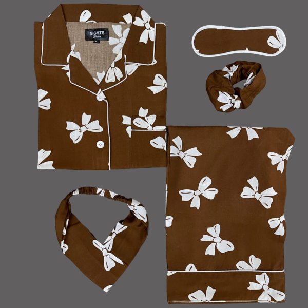 Summer Linen PJ's Set - L-1543